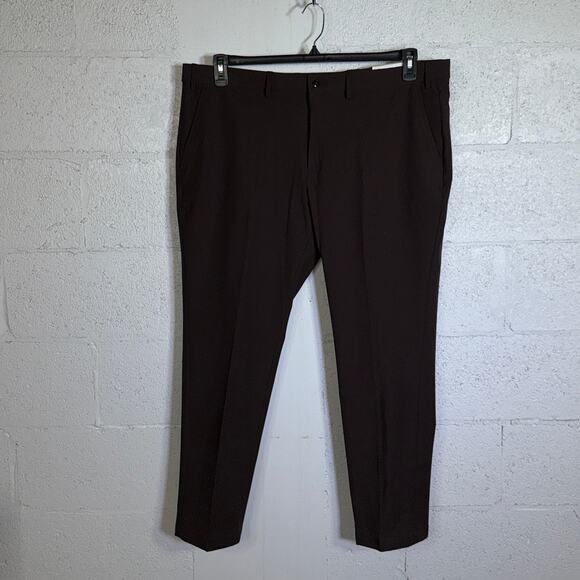 Michael Kors Men's Classic Fit Perform Fall Dress Pants blackberry 42X30 $95 - Picture 10 of 11